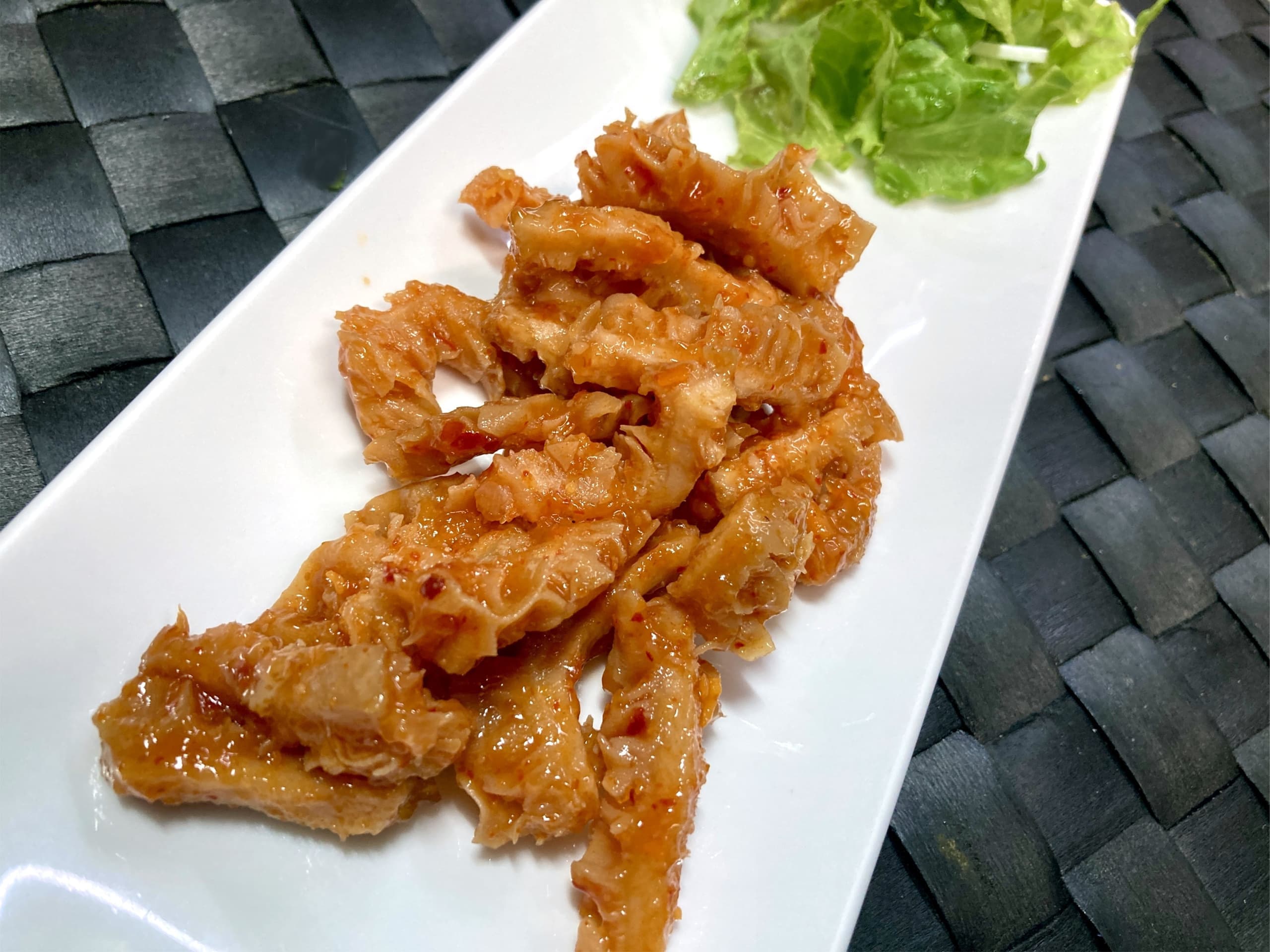 牛ハチノスの冷たいピリ辛煮