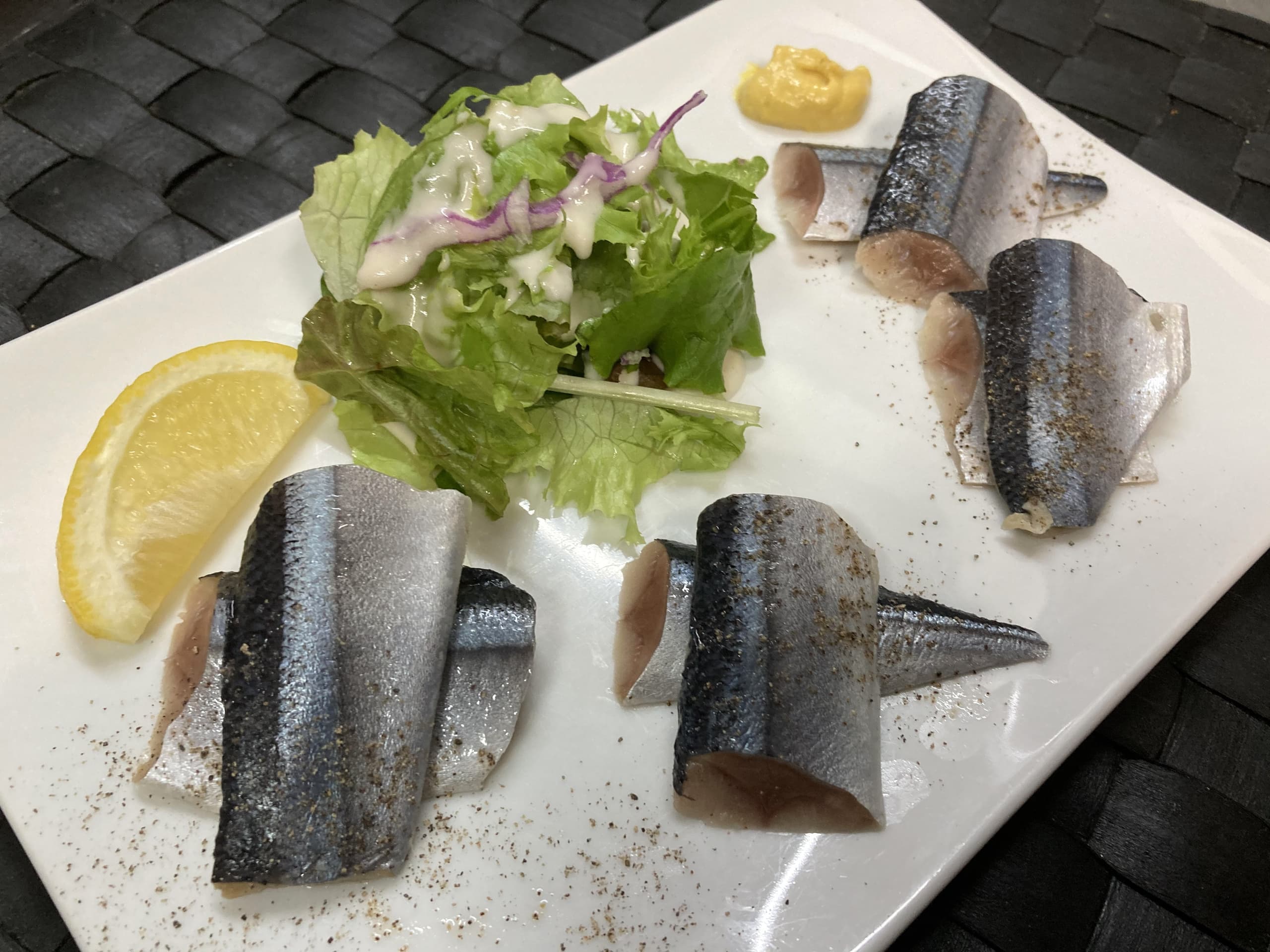 サンマのレモンマリネ
