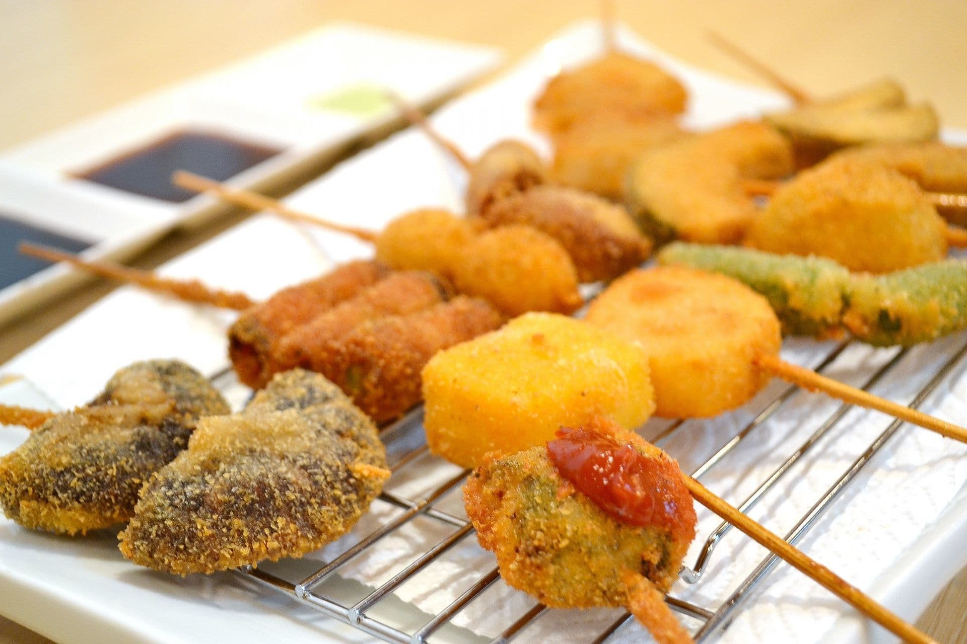 フレンチソースで食べる串揚げ